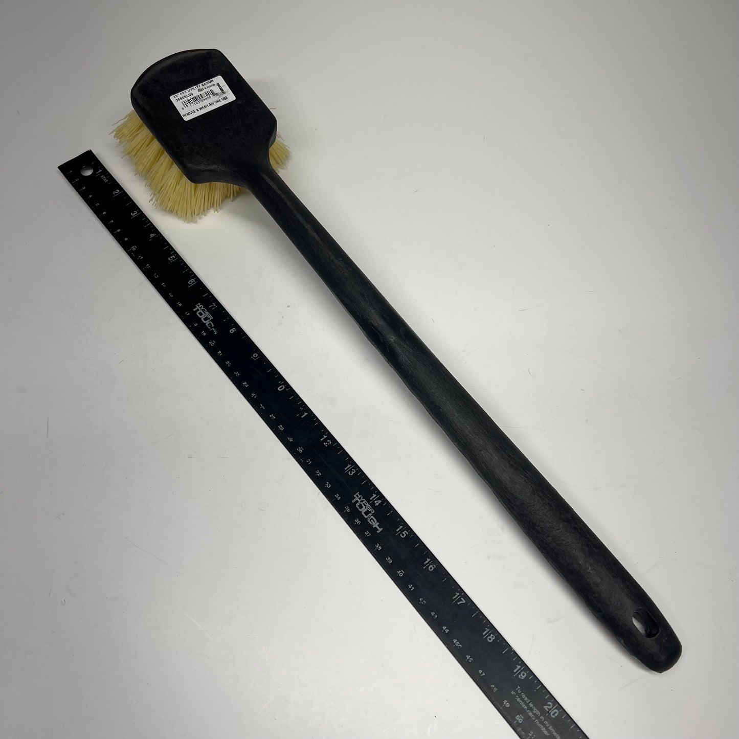 SPARTA (2 PACK) Utility Scrub W/ Polypropylene Bristles 20"x3" Black 36505L00