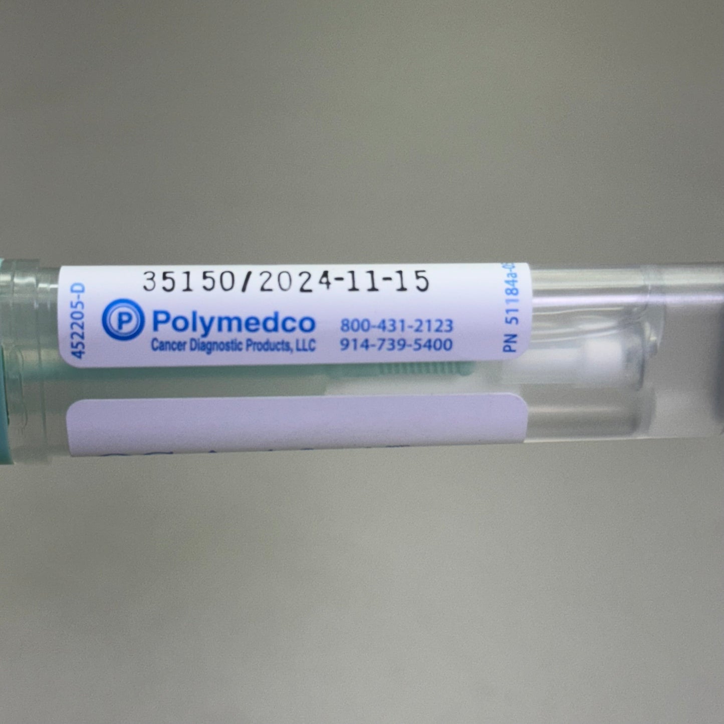 ZA@ OC AUTO (1000 Tests) Sampling Bottles Sz 3" H x 0.5" W, Clear OCS2 11/24 A