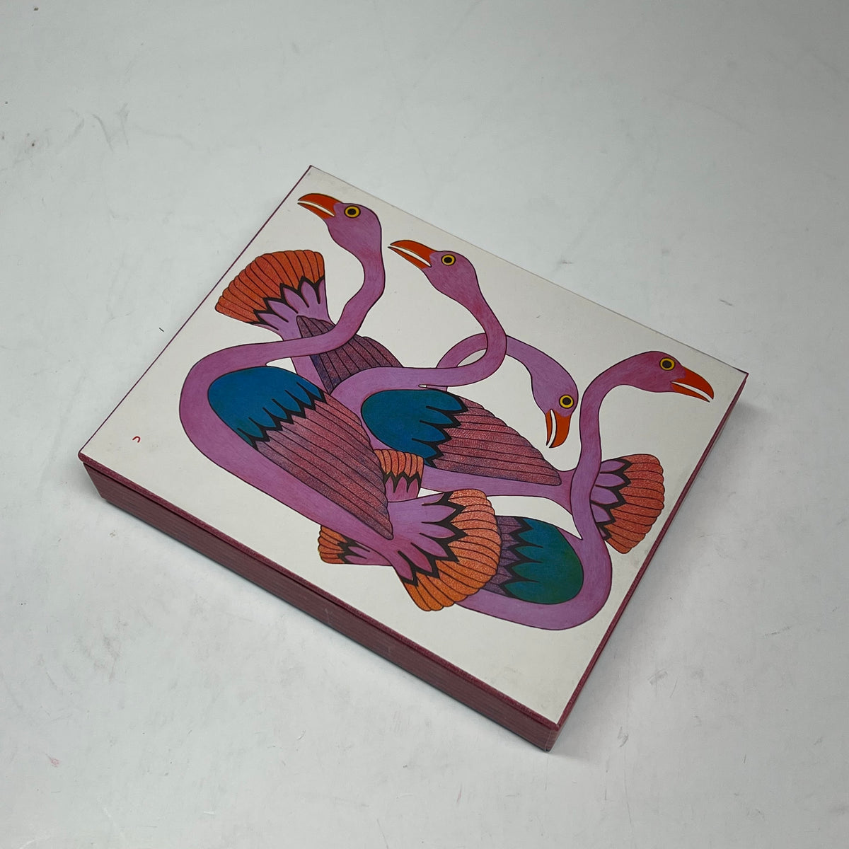 POMEGRANATE (2 PACK, 16 EACH) Inuit Art Kinngait Notecards W/ Envelope  4x5"