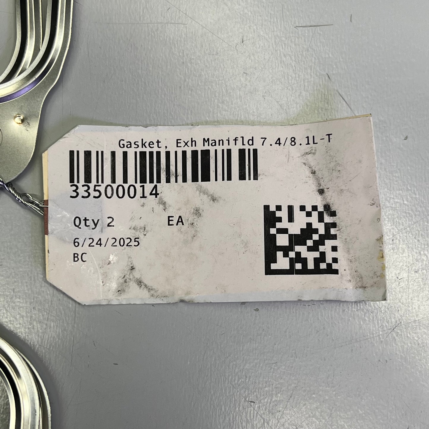 (PAIR) International Exhaust Manifold Gaskets 7.4/8.1L-T Chrome 33500014