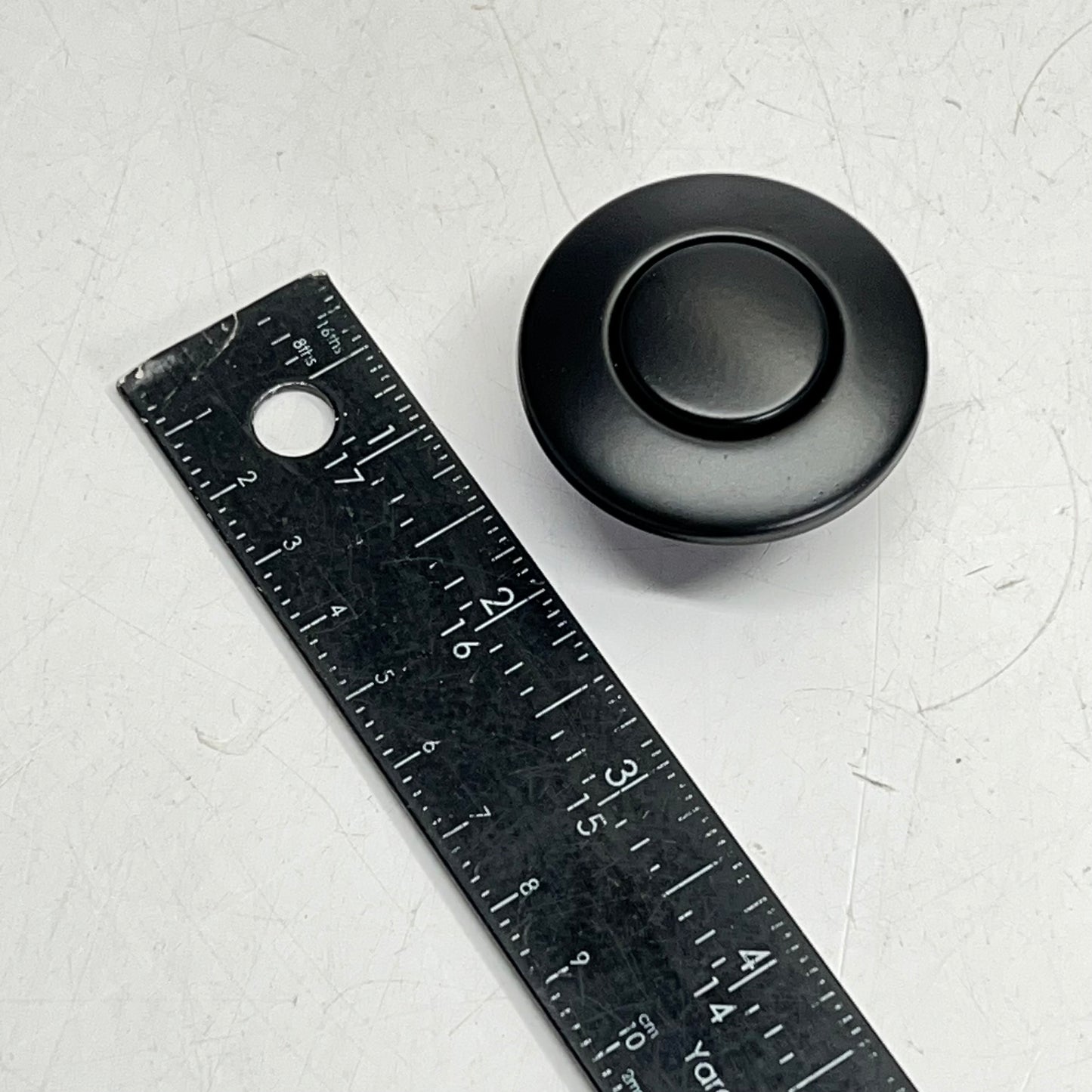 INSINKERATOR Sink Top Switch Button  Fits 1-1/4" to 1-1/2" Dia Black STC-MTBLK