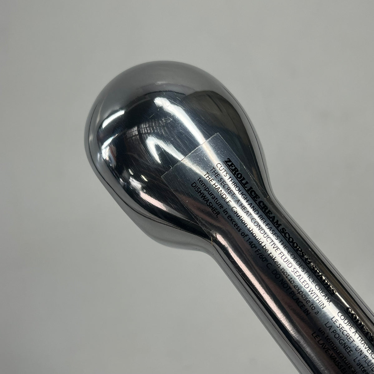 ZEROLL Original Ice Cream Scoop Heat Conductive Handle Aluminum Size 20 Silver