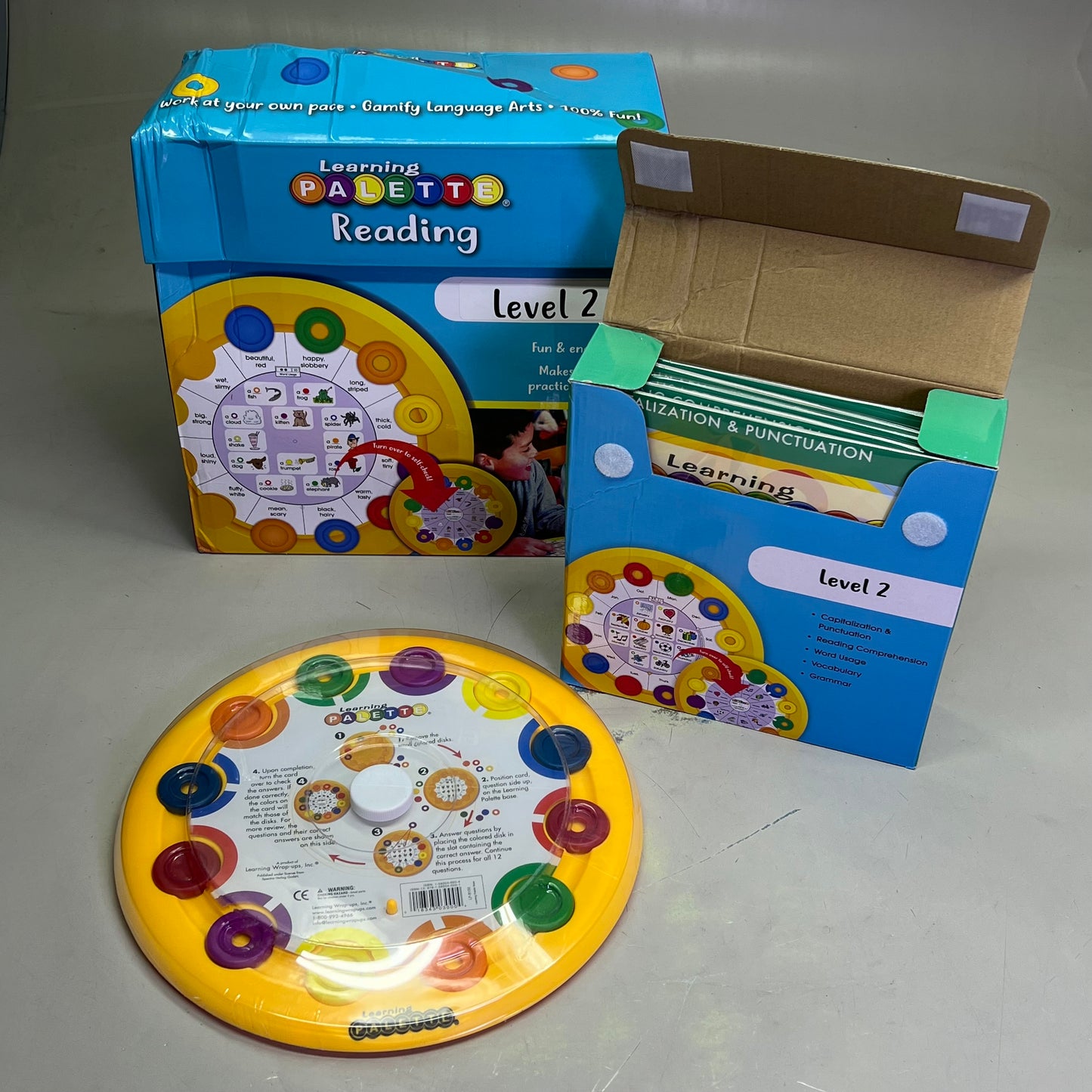 ZA@ LEARNING PALETTE  2ND Grade Reading Learning Palette 2 Base Center Kit LP-R209 (Damaged Box)
