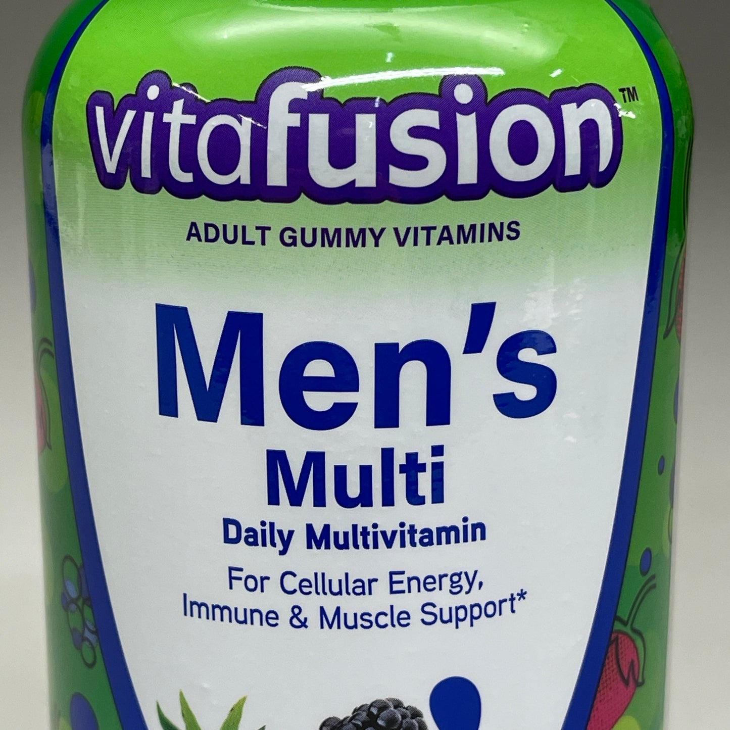 ZA@ VITAFUSION 3-PACK! Men's Daily Multi-Vitamin Gummies 150 Gummies BB 07/24