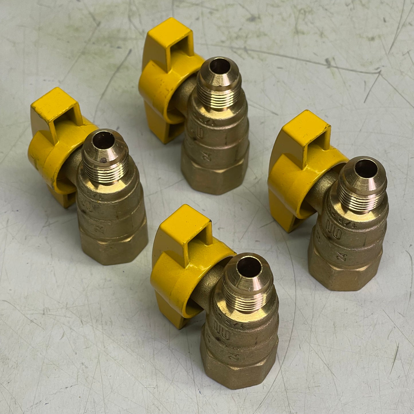 BRASSCRAFT Gas Ball Valve 3/8” OD Flare X 1/2” FIP Brass TBV6-8