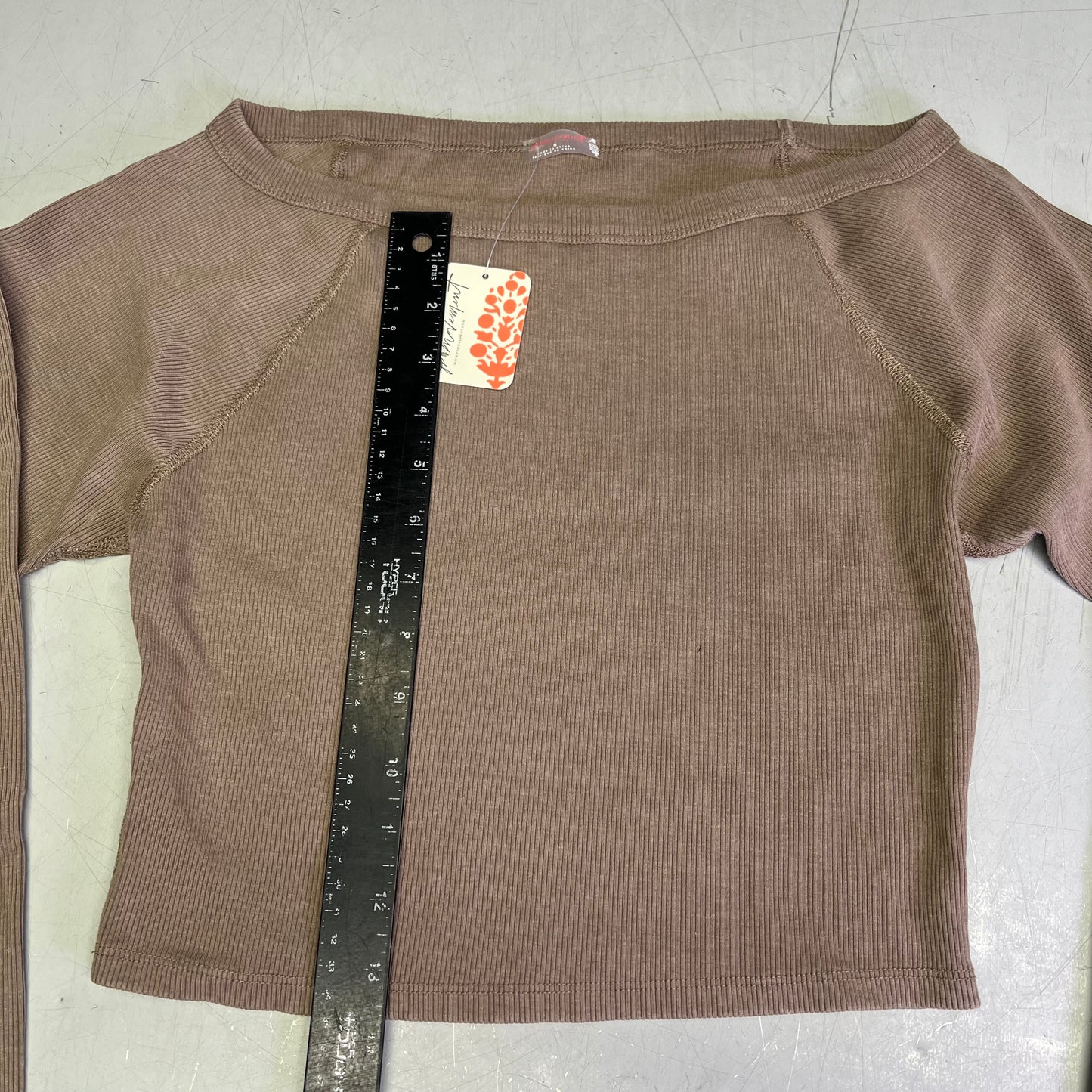 FREE PEOPLE Go To Long Sleeve Set Relaxed Fit Women's Sz M Ivory 93914455