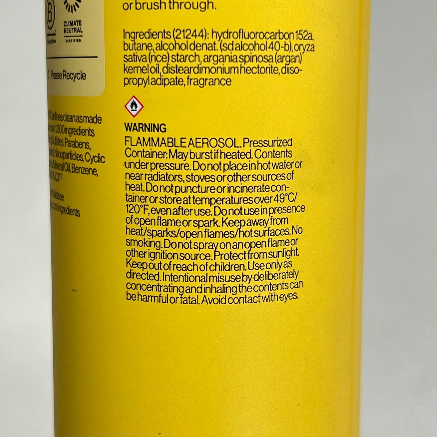 EVA-NYE (2 PACK) Freshen Up Invisible Dry Shampoo Warm Vanilla Scent  5.3 oz