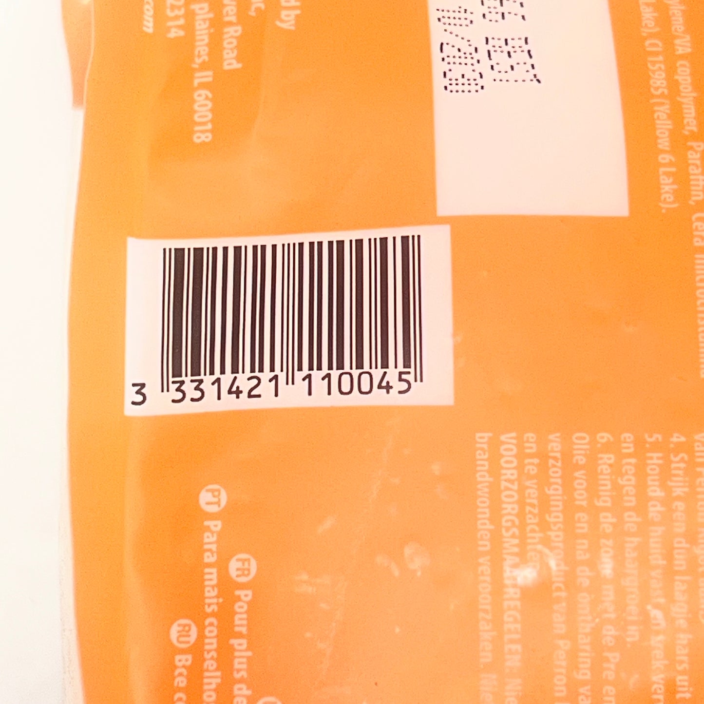 PERRON RIGOT Cirepil Cristalline Hard Wax Beads Non-scented  800g Orange C2611T