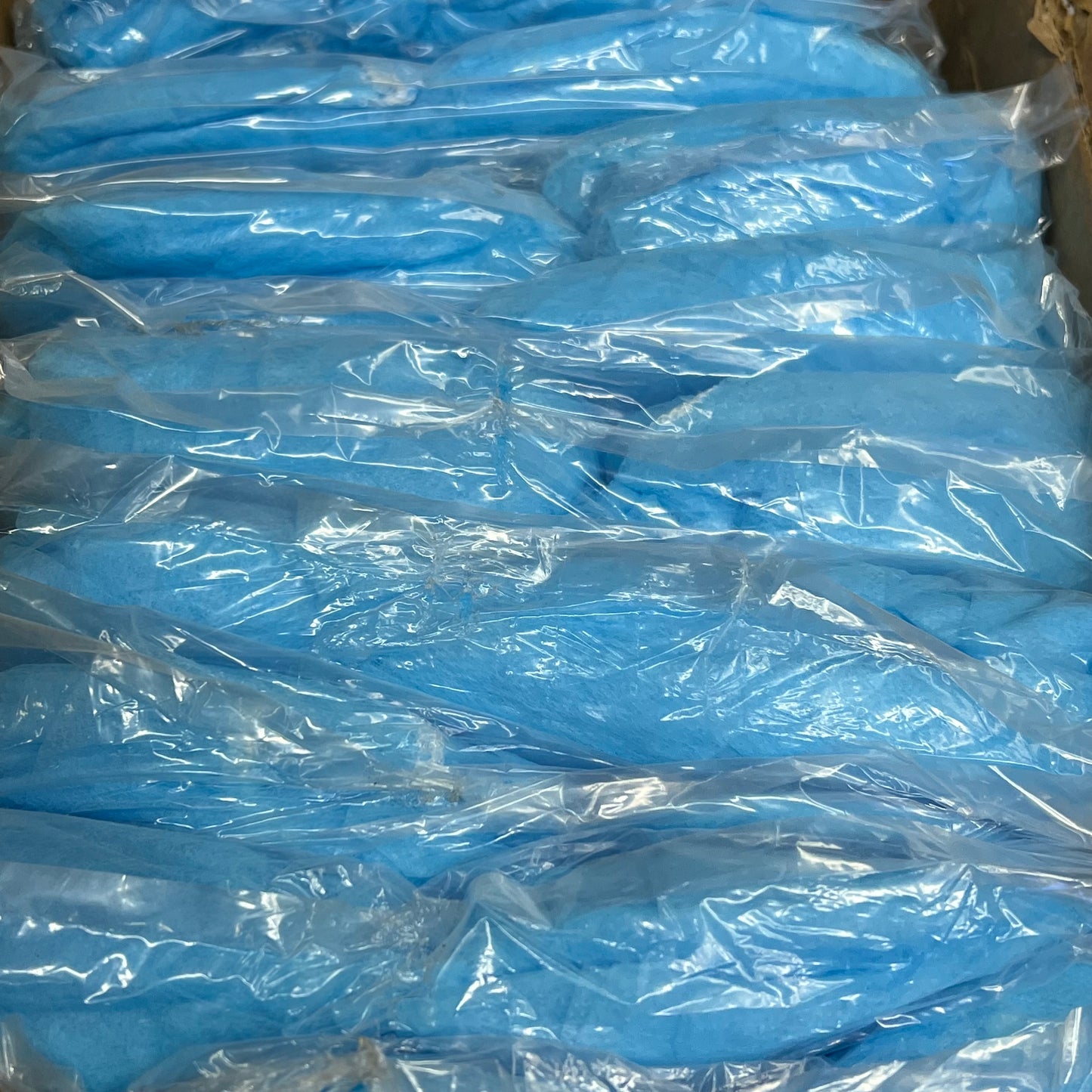 CELLUCAP (1000 PACK) Disposable Polypropylene Beard Covers 21" Blue BP4RBL