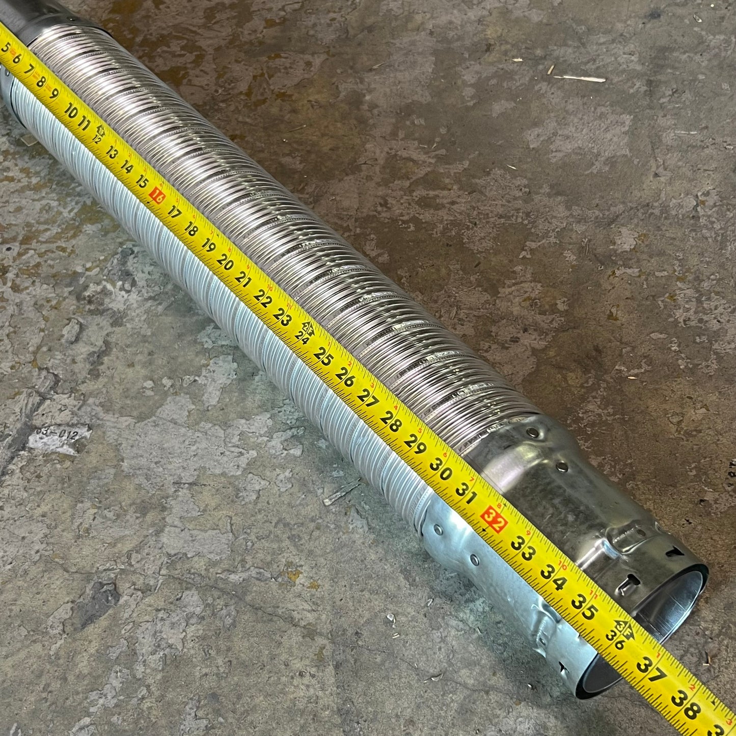 AMERIVENT (6 Pcs) Double Wall Flexible Pipe Vent Connector Sz 4” x 36”, 4ADFC3