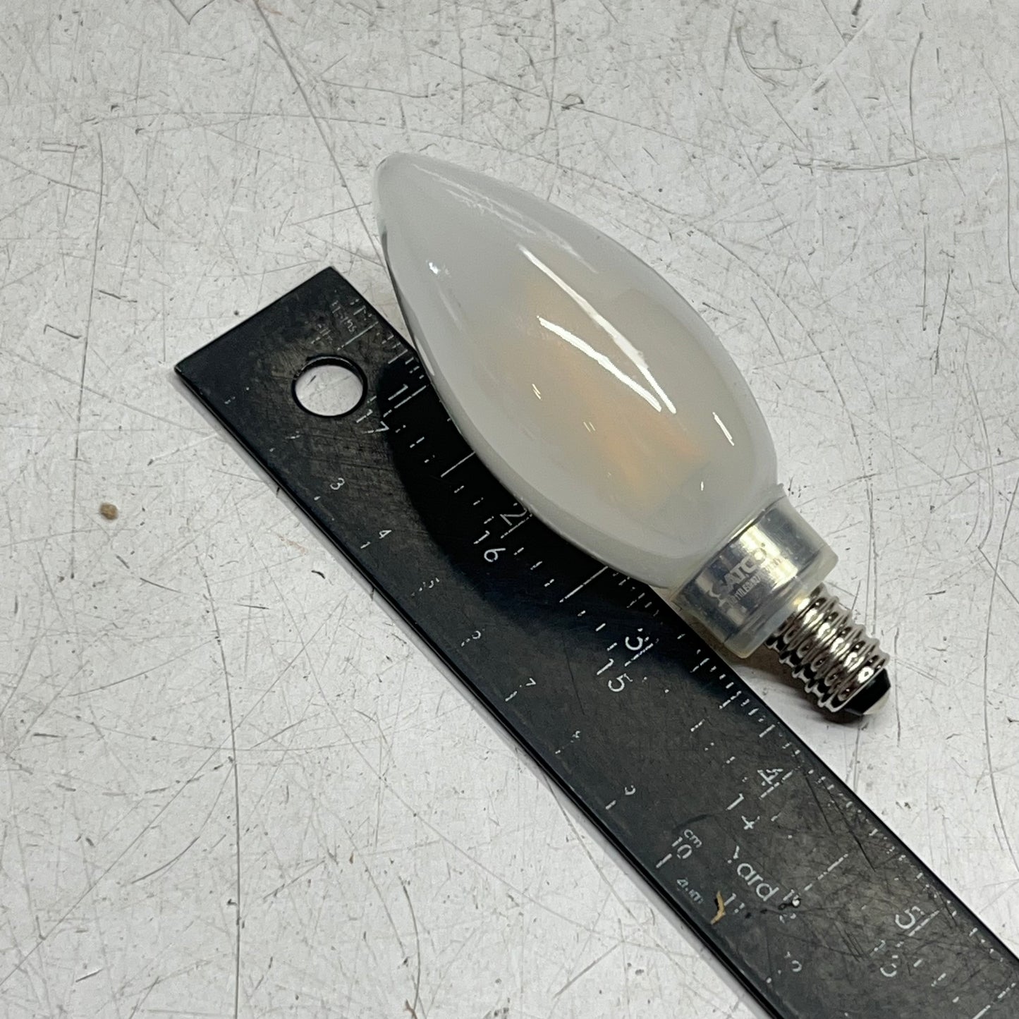 SATCO (6 PACK) Candle Bulb 4W LED B11 2700K Warm White Frosted Finish S21269