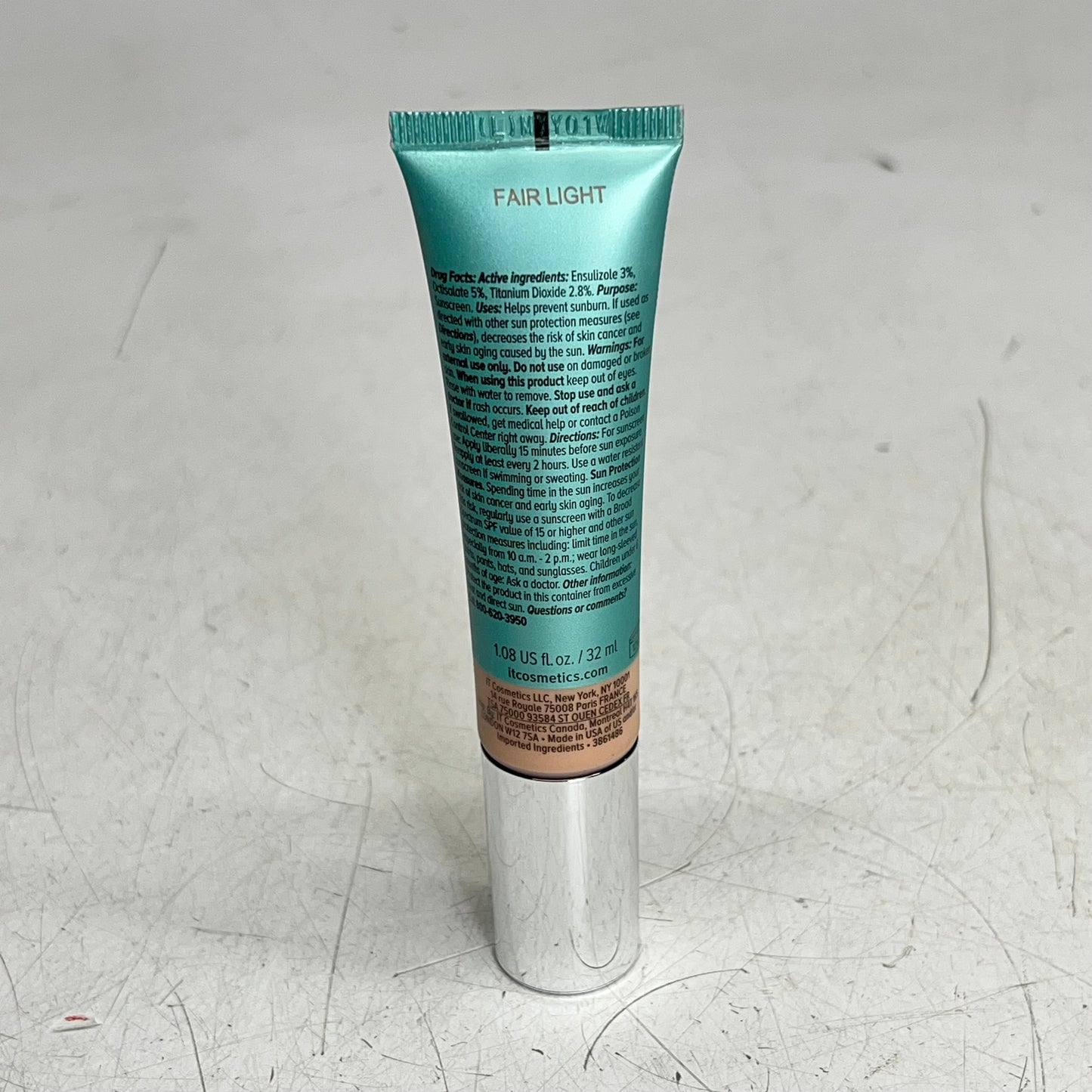 IT COSMETICS Cc+ Cream Natural Matte Foundation with Spf 40 1.08 oz  Fair Light