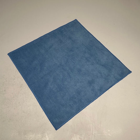 ZA@ (2 PACK, 12 EACH) Microfiber Cleaning Towels 16"x16" Blue