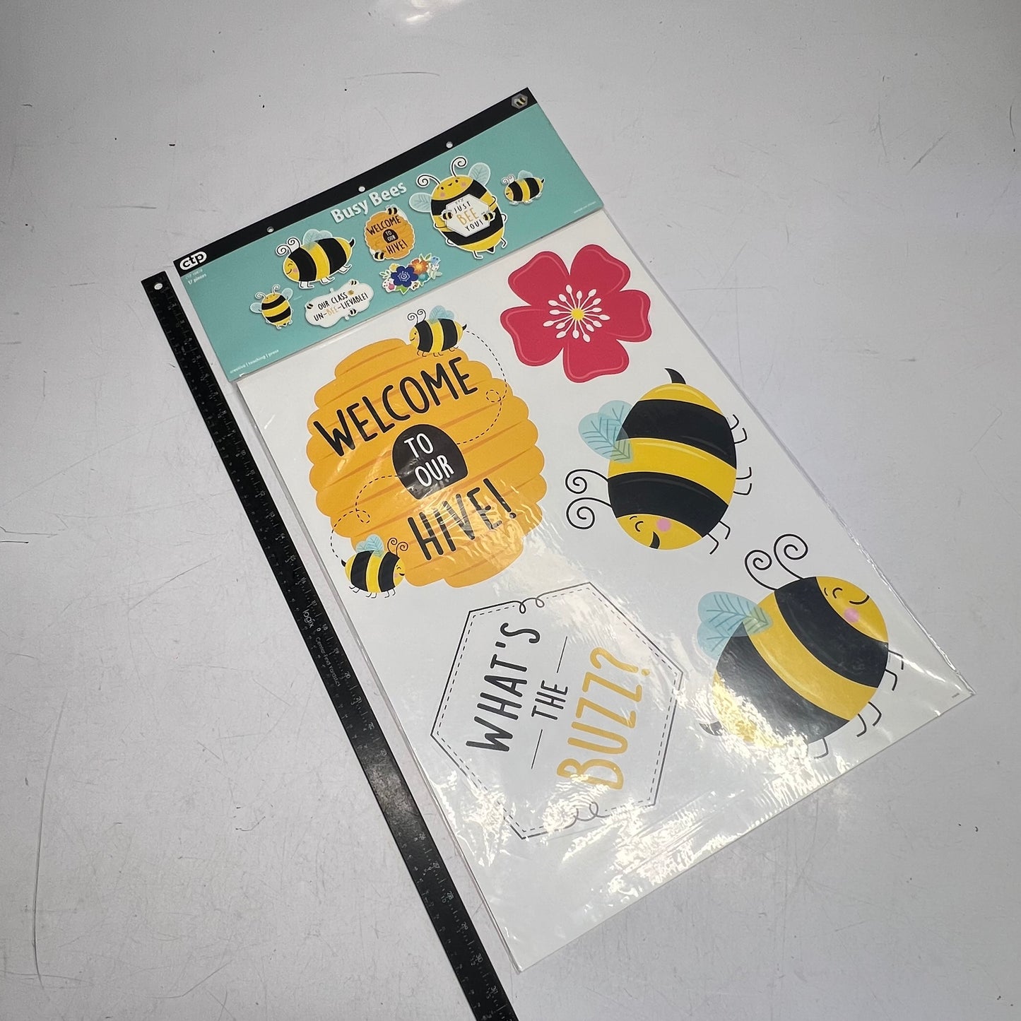 CREATING TEACHING PRESS (2 PACK) Busy Bees Bulletin Board 17 Piece  CTP 10670