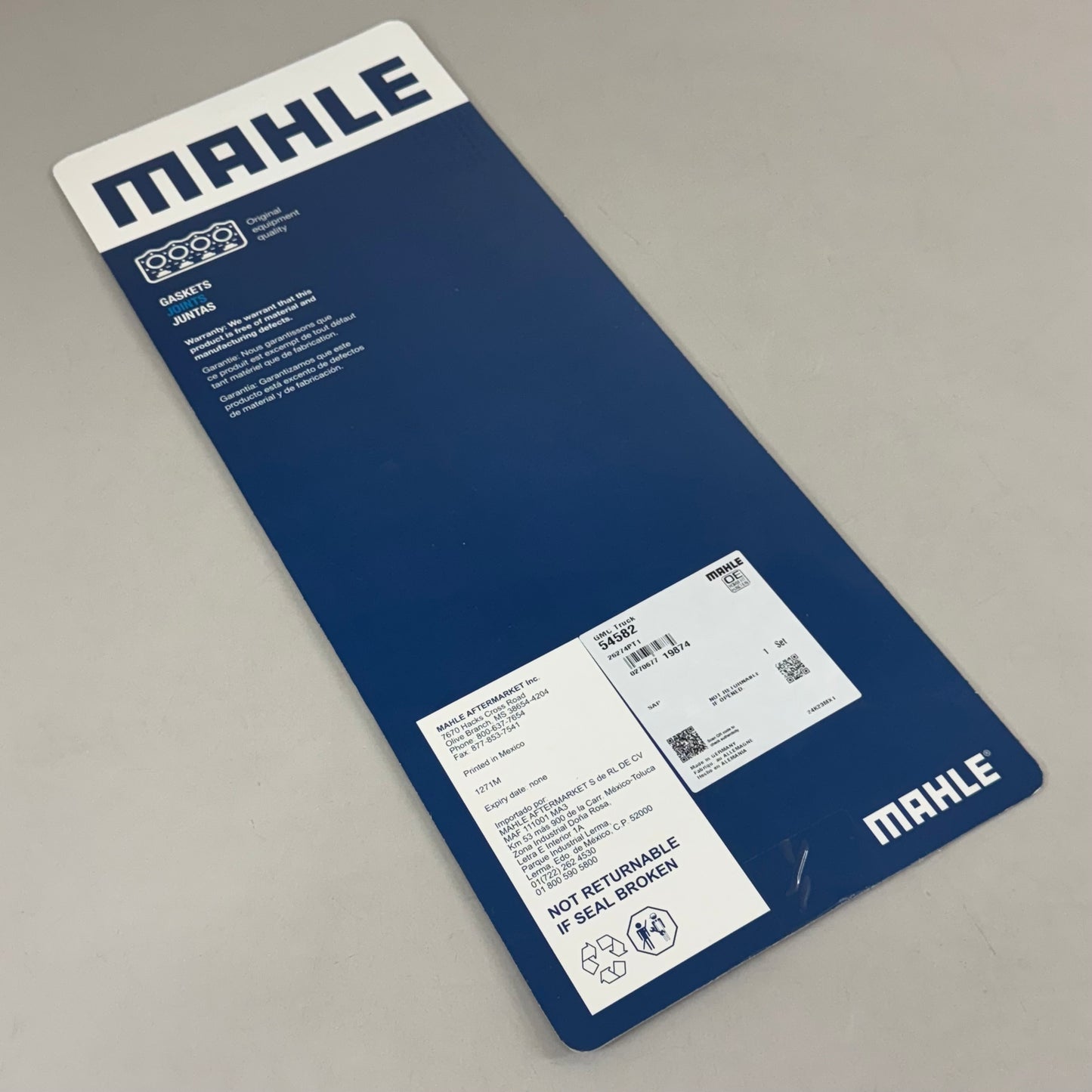 MAHLE Engine Cylinder Head Gasket For Chevy 54582