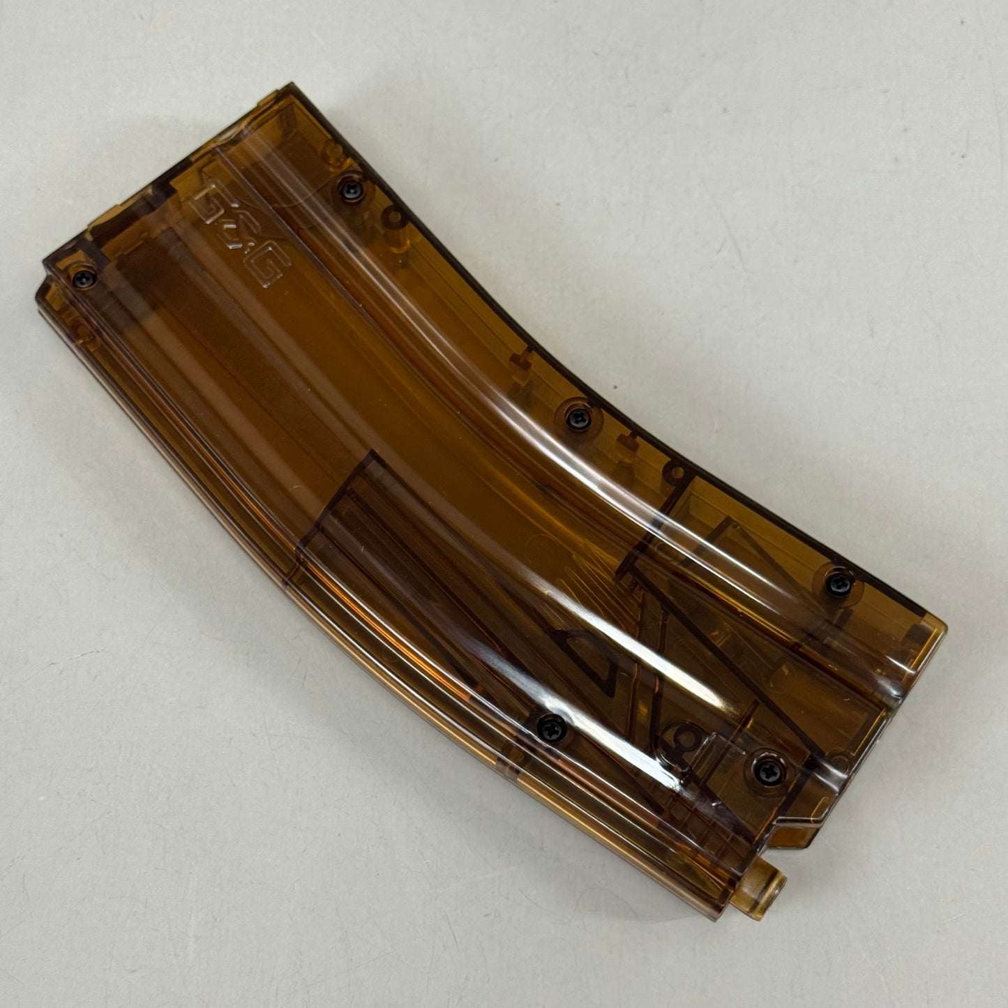 G & G ARMANMENT BB Loader Magazine Style 420 Rounds Transparent Brown G-08-100-1