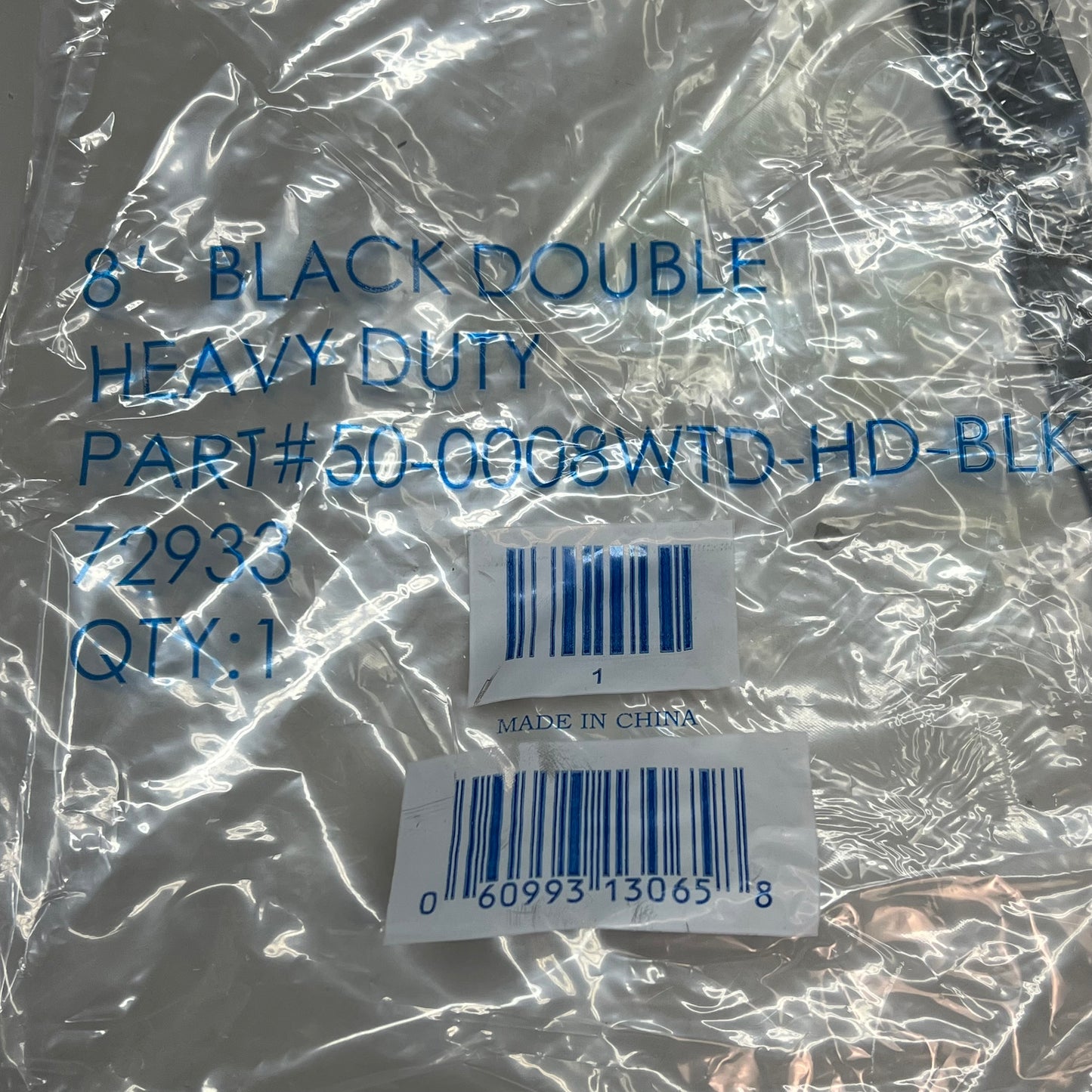 GLI Heavy Duty Double Water Tube Pool Cover 8' Black 50-0008WTD-HD-BLK