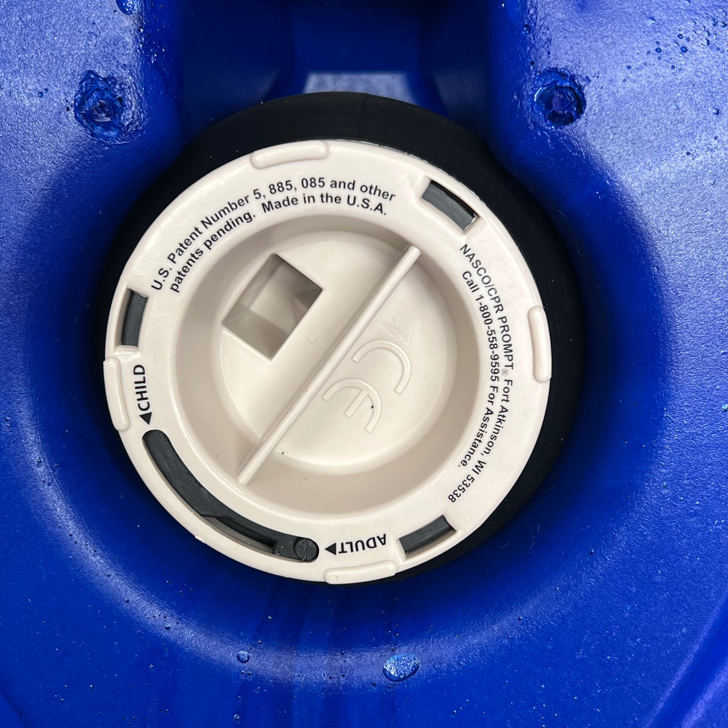 NASCO HEALTHCARE CPR Prompt Manikin Adjustable Adult/Child Blue LF06001