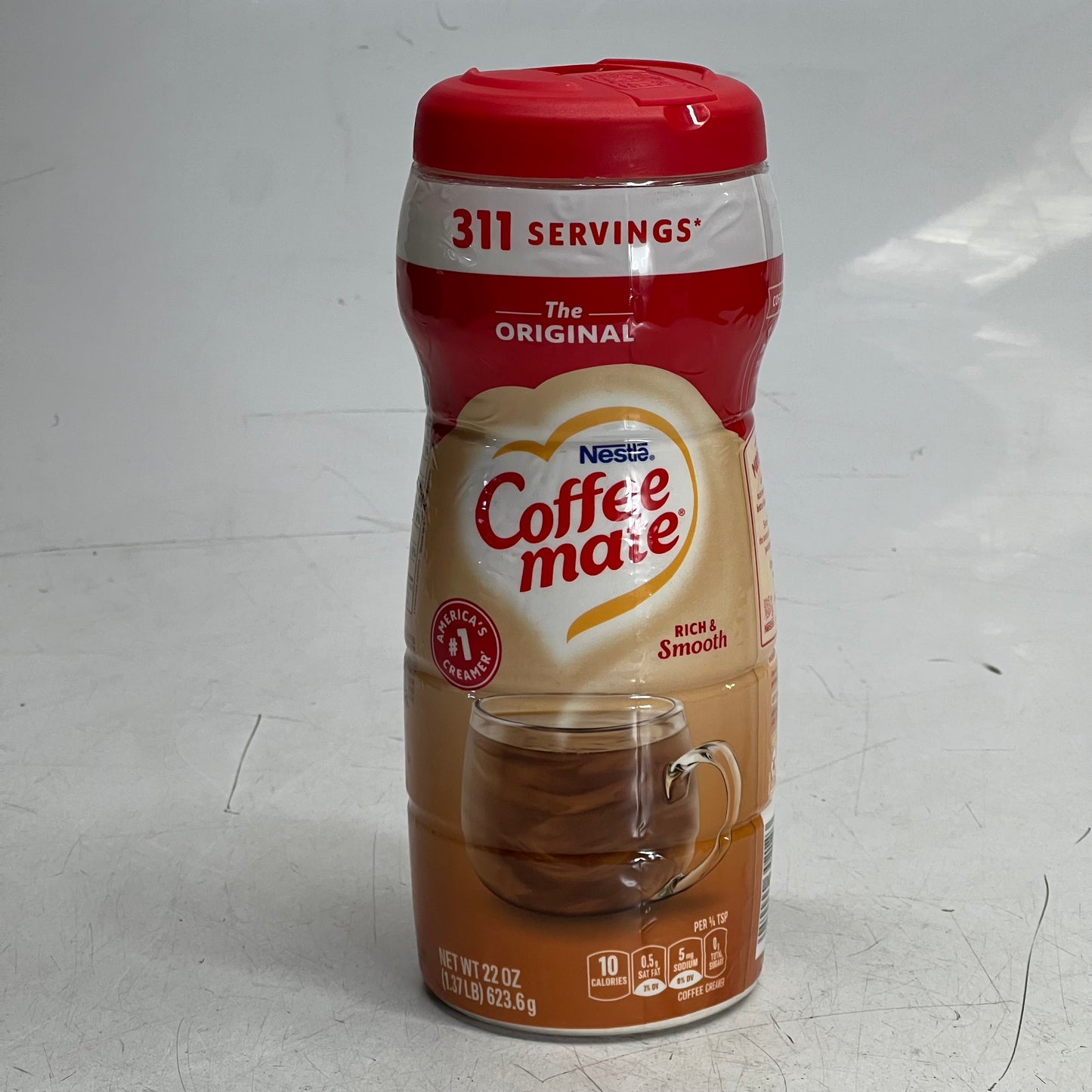 NESTLE Coffee Mate Original Powdered Creamer 22 oz. White BB 11/27