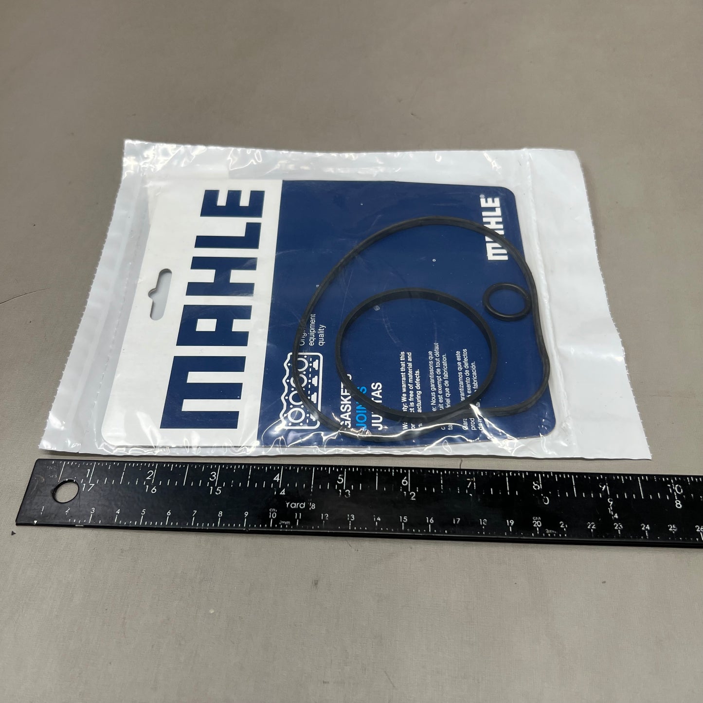 MAHLE Engine Water Pump Gasket For BMW Black GS33634