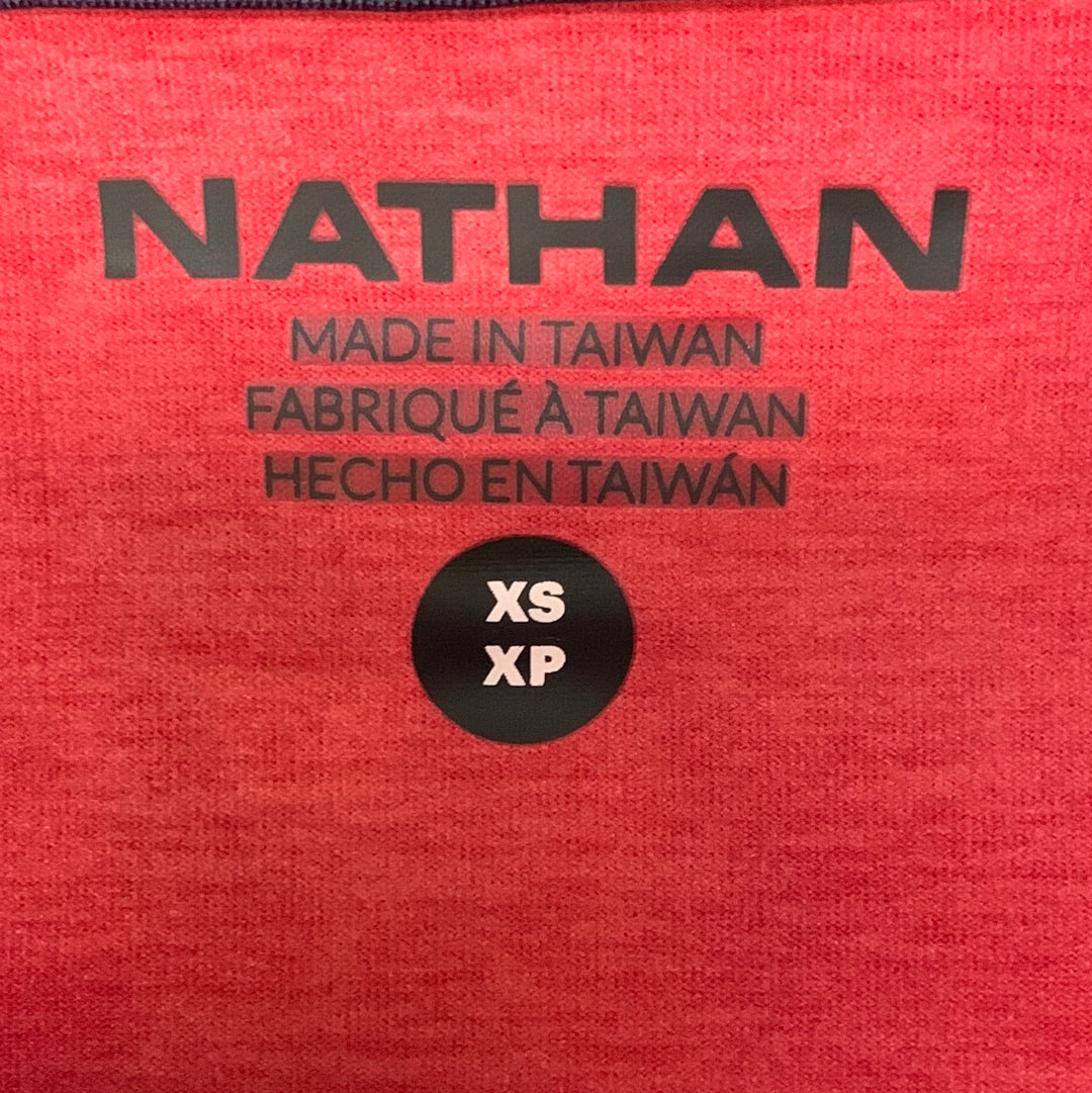NATHAN 365 Hooded Long Sleeve Shirt Women's Sz XS Raspberry Wine NS50080-20094-XS  (New)
