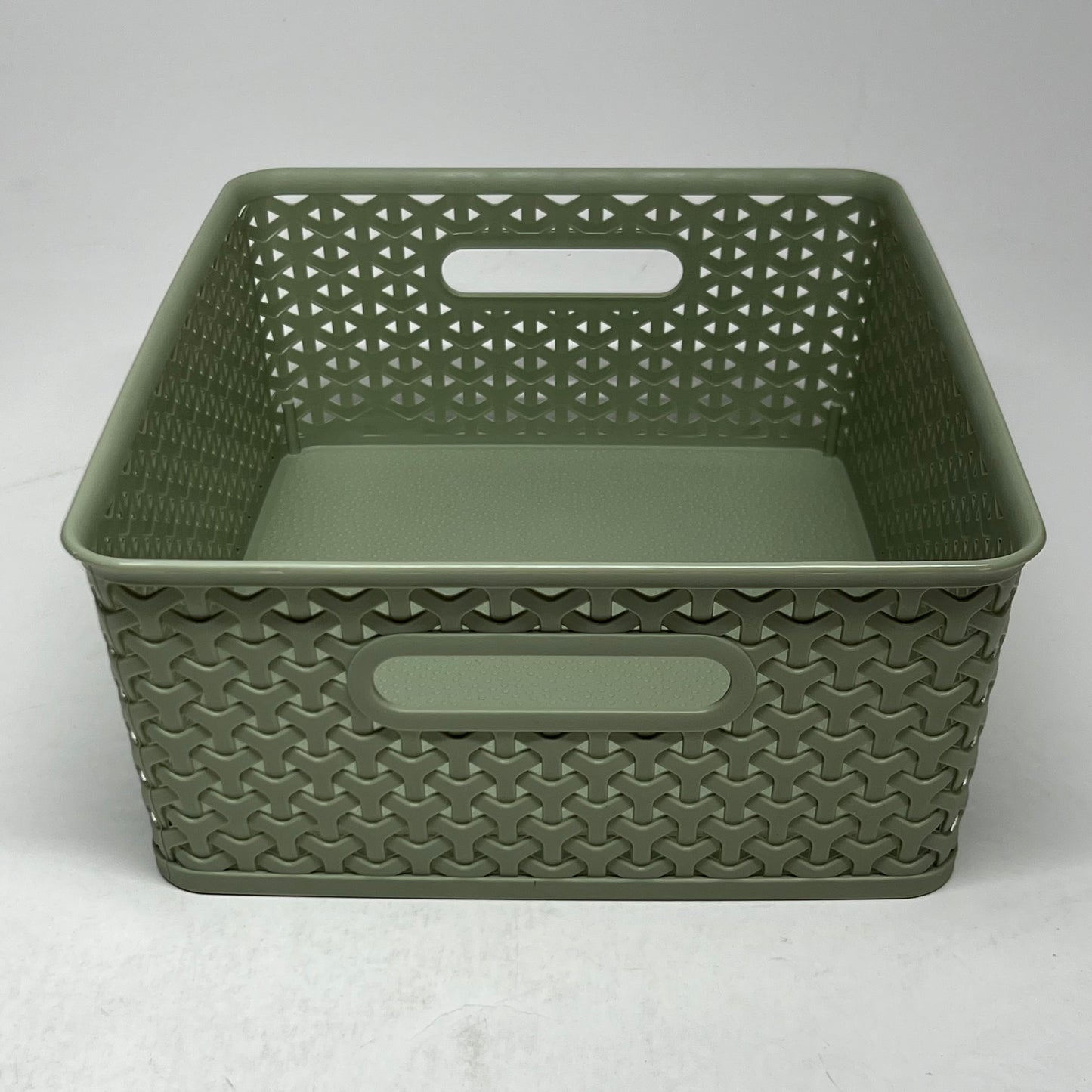 BRIGHTROOM (6 PACK) Storage Bin Medium Laurel Green Sz 14"L x 11"W x 5.5"H - 272743