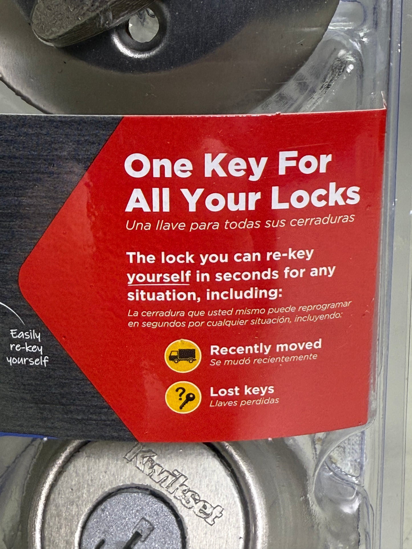 KWIKSET Single Cylinder Deadbolt w/ Smartkey Antique Brass Finish 96600-750