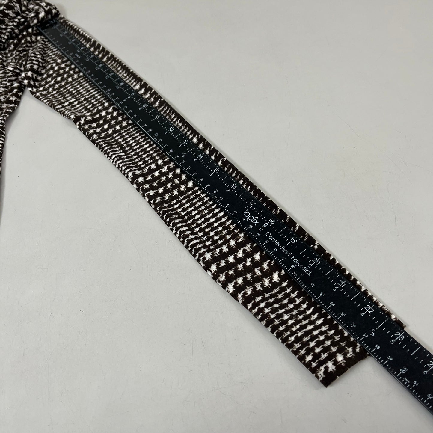 NORMA KAMALI Sleeve Open Back Catsuit Footsie Women's Sz XXS/32 Chocolate Plaid