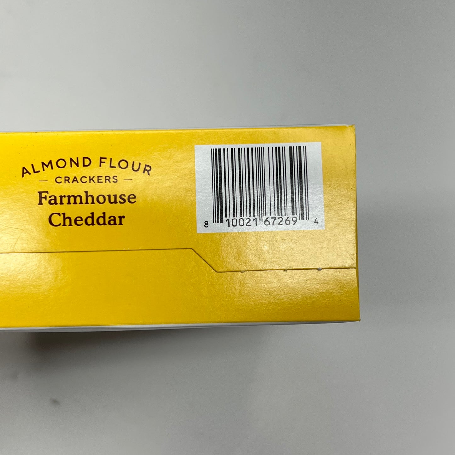 ZA@ SIMPLE MILLS (6 PACK) Farmhouse Cheddar Almond Flour Crackers Family Size 7oz BB 10/26