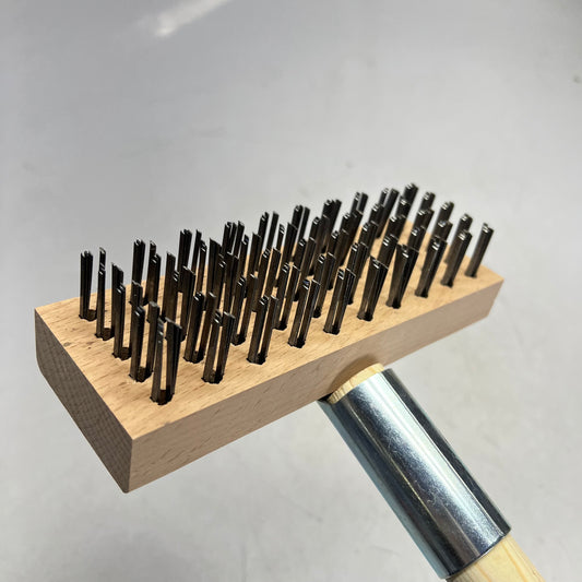 CARLISLE Oven Grill Brush & Scraper W/ Handle  30" Natural 36372500