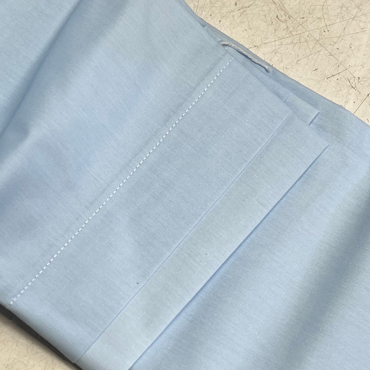 ZA@ THOMASTON MILLS (6 PACK) Healthcare/hotel Bed Sheets 90x110 Blue T-180