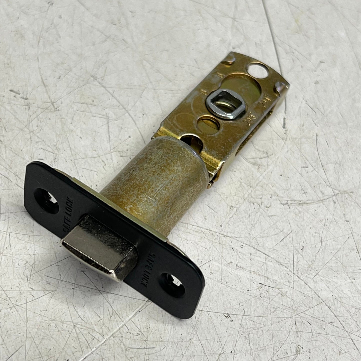 KWIKSET Safe Lock Layton Passage Lever Adjust Backset Matte Black 9SL10000-121