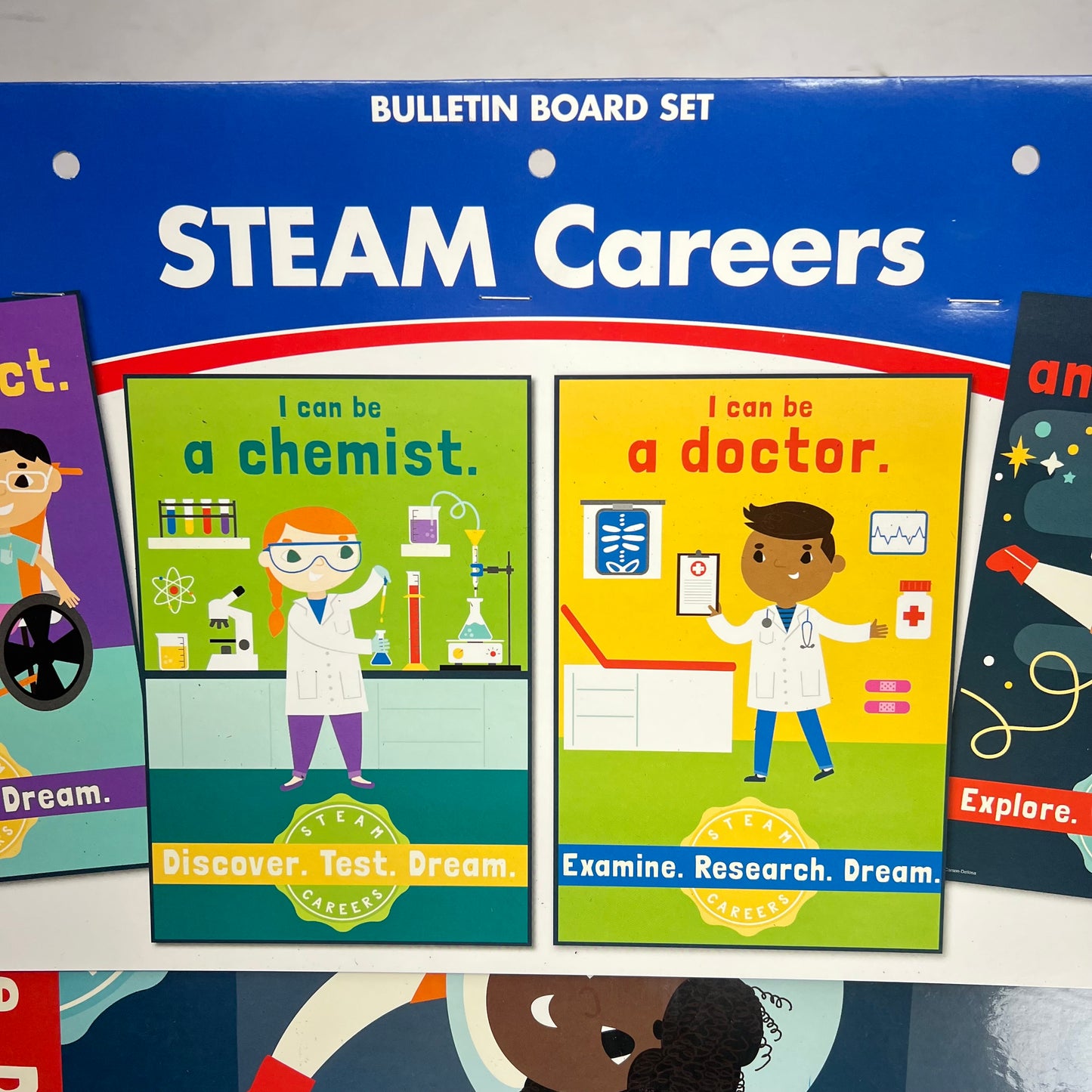 CARSON DELLOSA Education Steam Careers Bulletin Board Set 12 Pieces  CD-110383