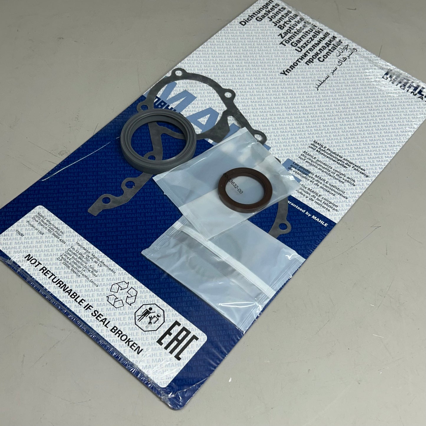 MAHLE Engine Timing Cover Gasket Replacement Part For Volvo JV958