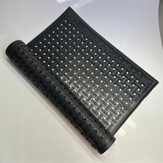 COMFORTFLOW Grease-Proof HD Anti-Fatigue Floor Mat 5'x33" - 3/8" Black