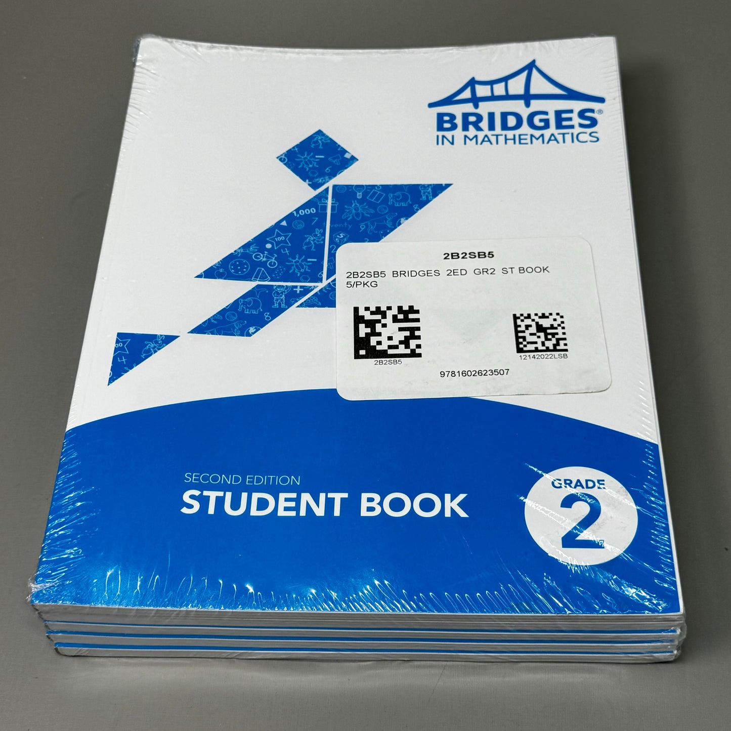 BRIDGES In Mathmatics (5 PK!) Second Edition Student Book Grade 2 11" x 8 1/2"