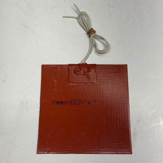CHROMALOX Silicone Rubber Heater Pad 24V 45W 3M VHB SLA-3-3-O-12-24V-45W