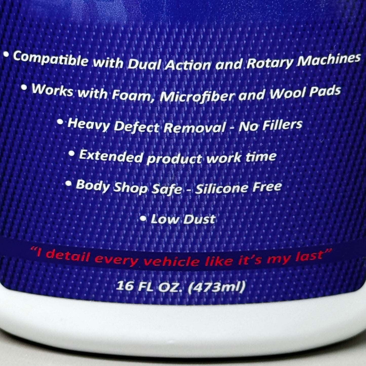 THE LAST DETAIL Water Based The Last Cut+ Compound by Jason Price 16fl oz TLD005 534854946