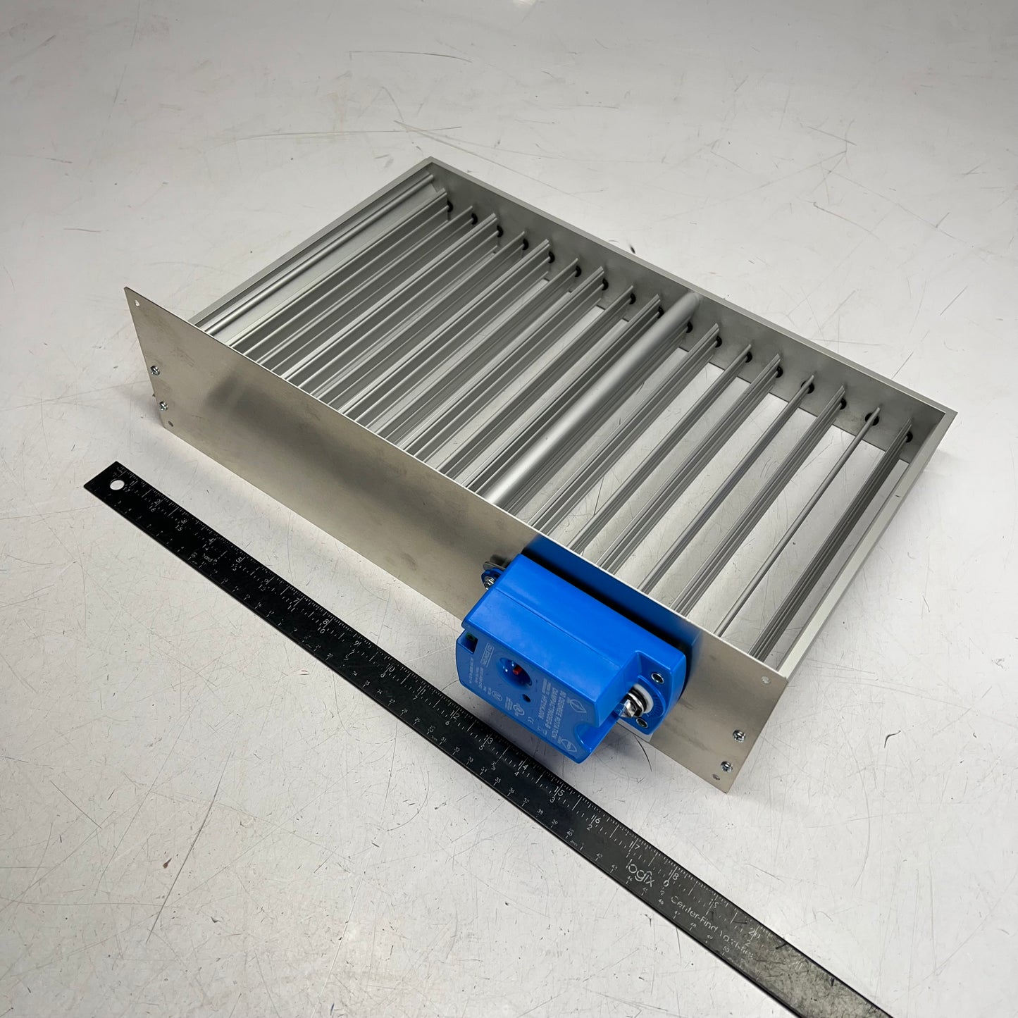 CARRIER Slip-in Bottom Mount Zone Damper 12" x 18" Silver DAMPSLB12X18-B