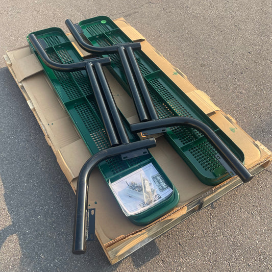 ULTRASITE (2 PACK) Heavy Duty in Ground Park Benches 6' Green