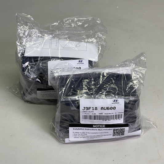 HYUNDAI (2 PACK) Genuine OEM Cargo Blocks 8 Blocks Black J9F18AU600