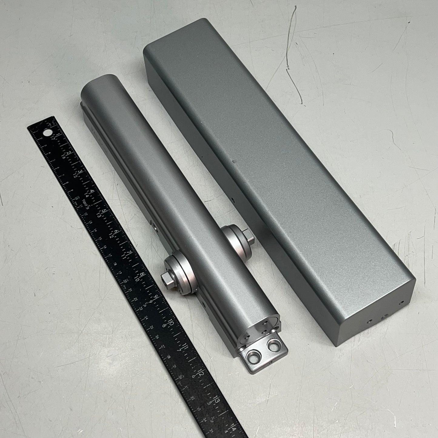 FALCON Gr.1 Door Closer Regular Arm W/ PA Bracket SC81A RW/PA Aluminum 20250218B