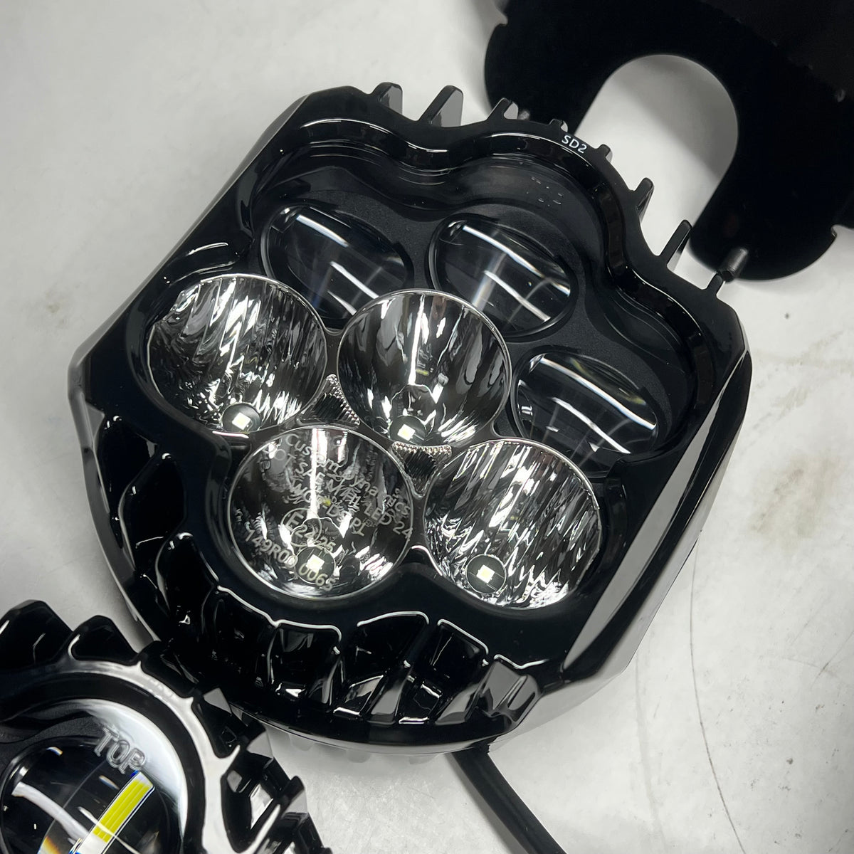 SHARK DEMON 2 Dual Headlight Kit For 2023-26 Harley Davidson Touring SD223RGWW