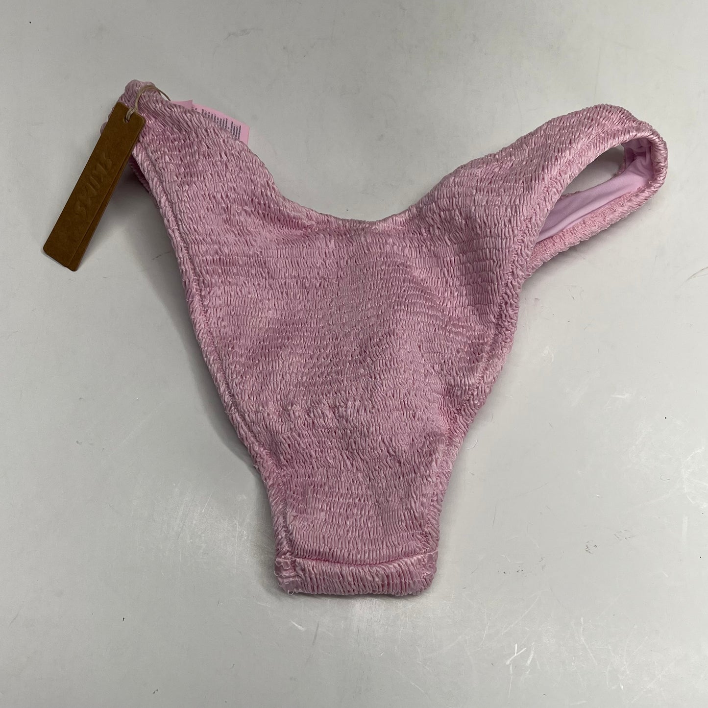 SKIMS Cheeky Tanga Bikini Bottom Women's Sz M Cherry Blossom BMBIK-11372W