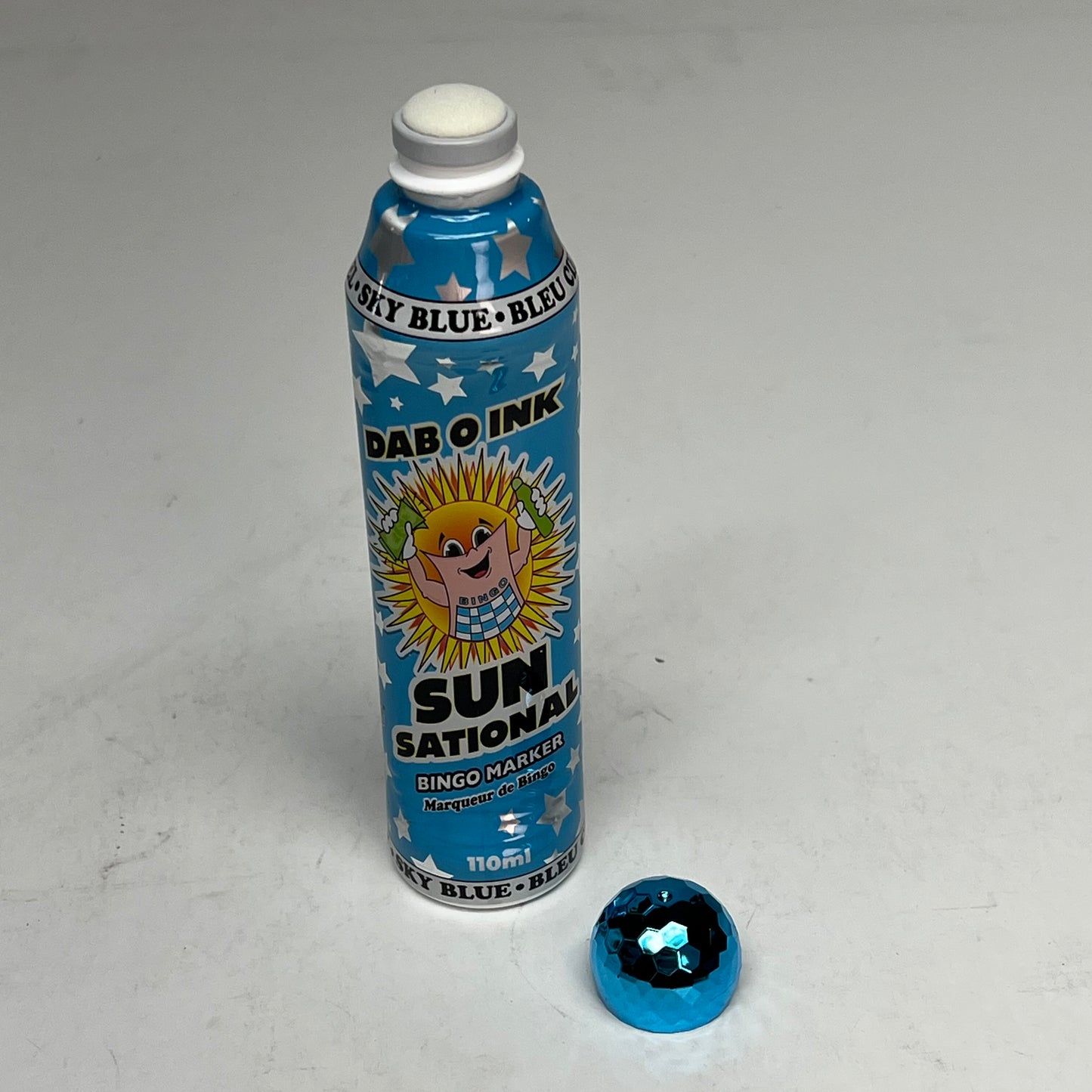 DAB O INK (12 PACK) Sun Sational Bingo Marker Bright Ink 110ml/4oz Sky Blue D26