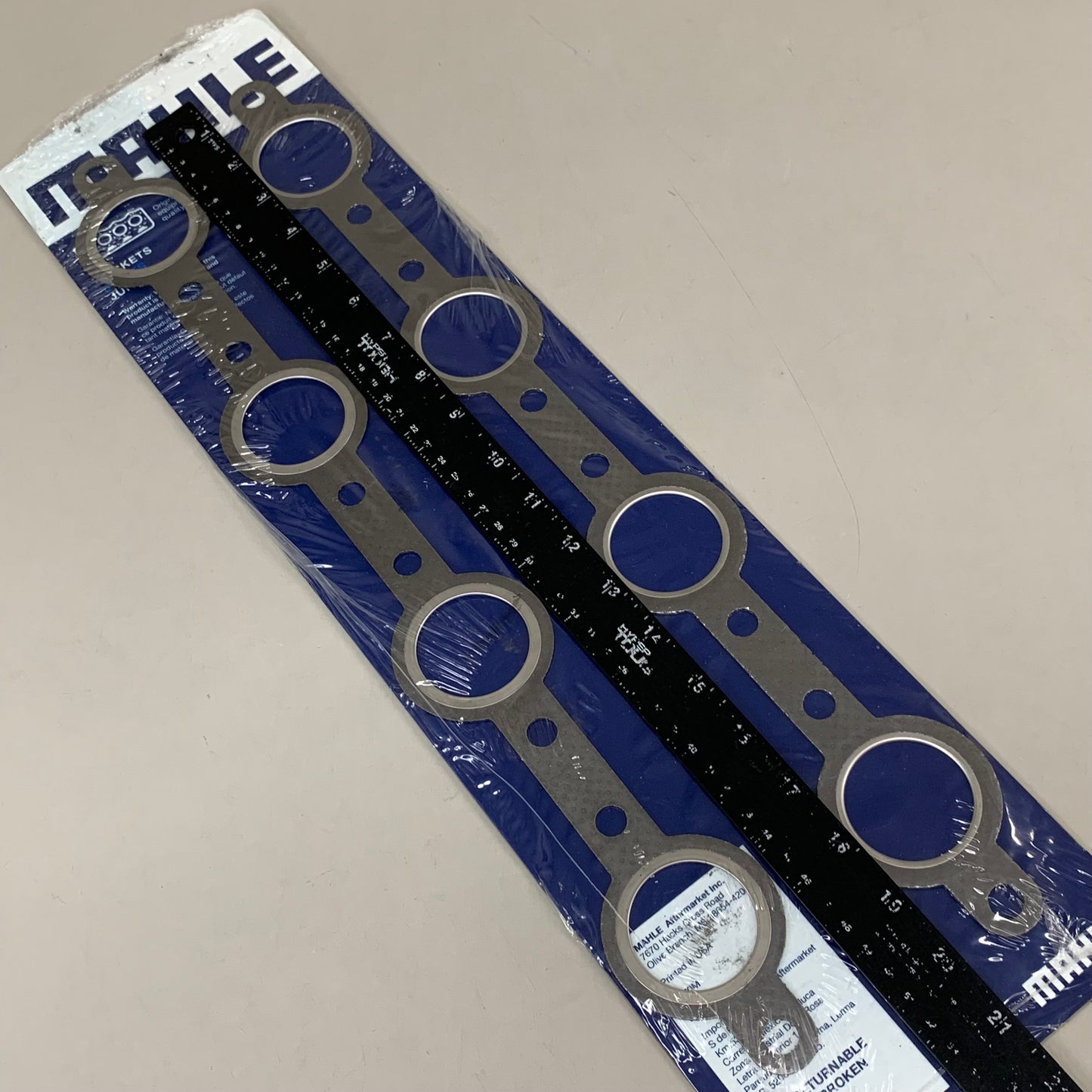 MAHLE (2 Pack) Powerstroke Exhaust Mainfold Gaskets for Ford MS16314