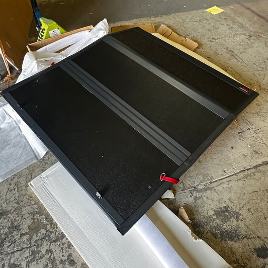 ZA@ Rough Country Hard Low Profile Truck Bed Cover for Chevy Silverado 1500/GMC Sierra 1500 (2019-2024) - 5'10 (69.9") Tri-Fold Tonneau Cover