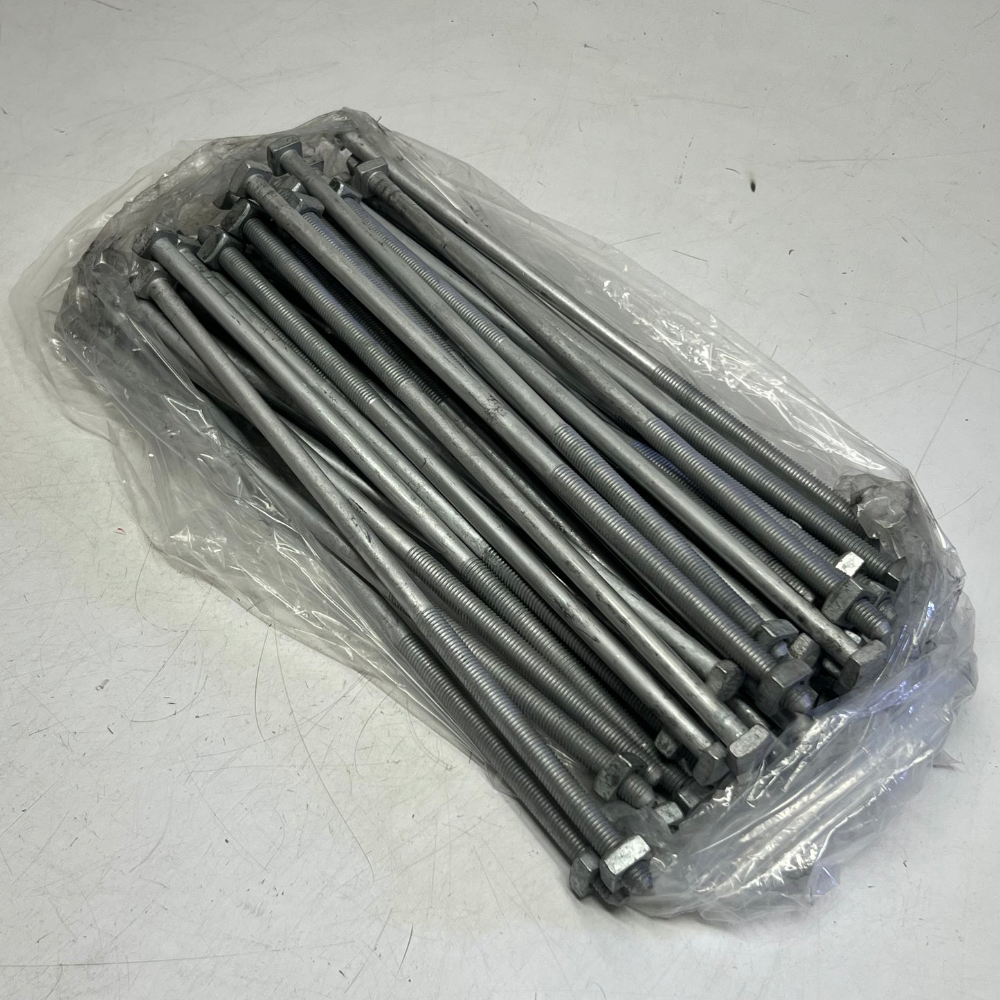 ALLTED BOLT (40 PACK) Machine Bolt Square Head Sz 1/2" x 16" 8924 (New Other, Distressed Box)