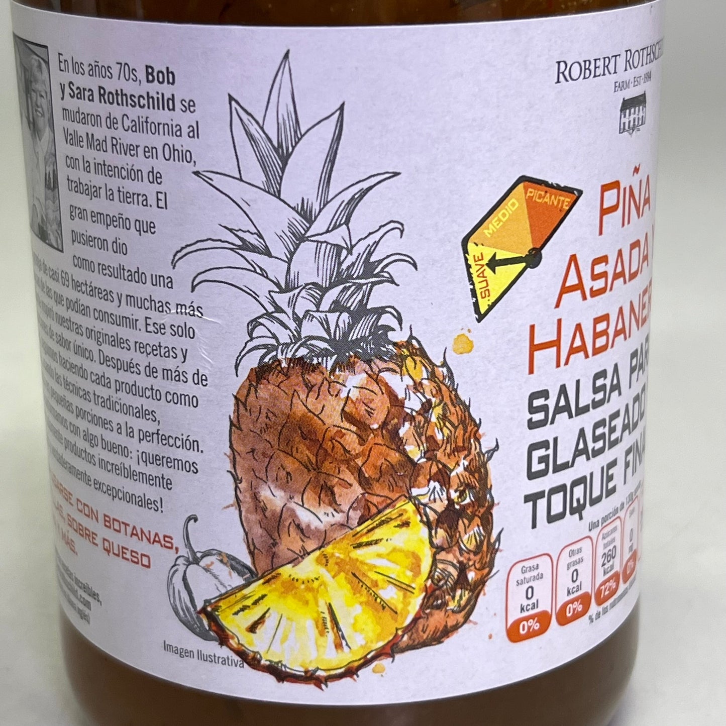 ZA@ ROBERT ROTHSCHILD (2 PACK, 36oz Each) Roasted Pineapple & Finishing Sauce BB 09/26 G