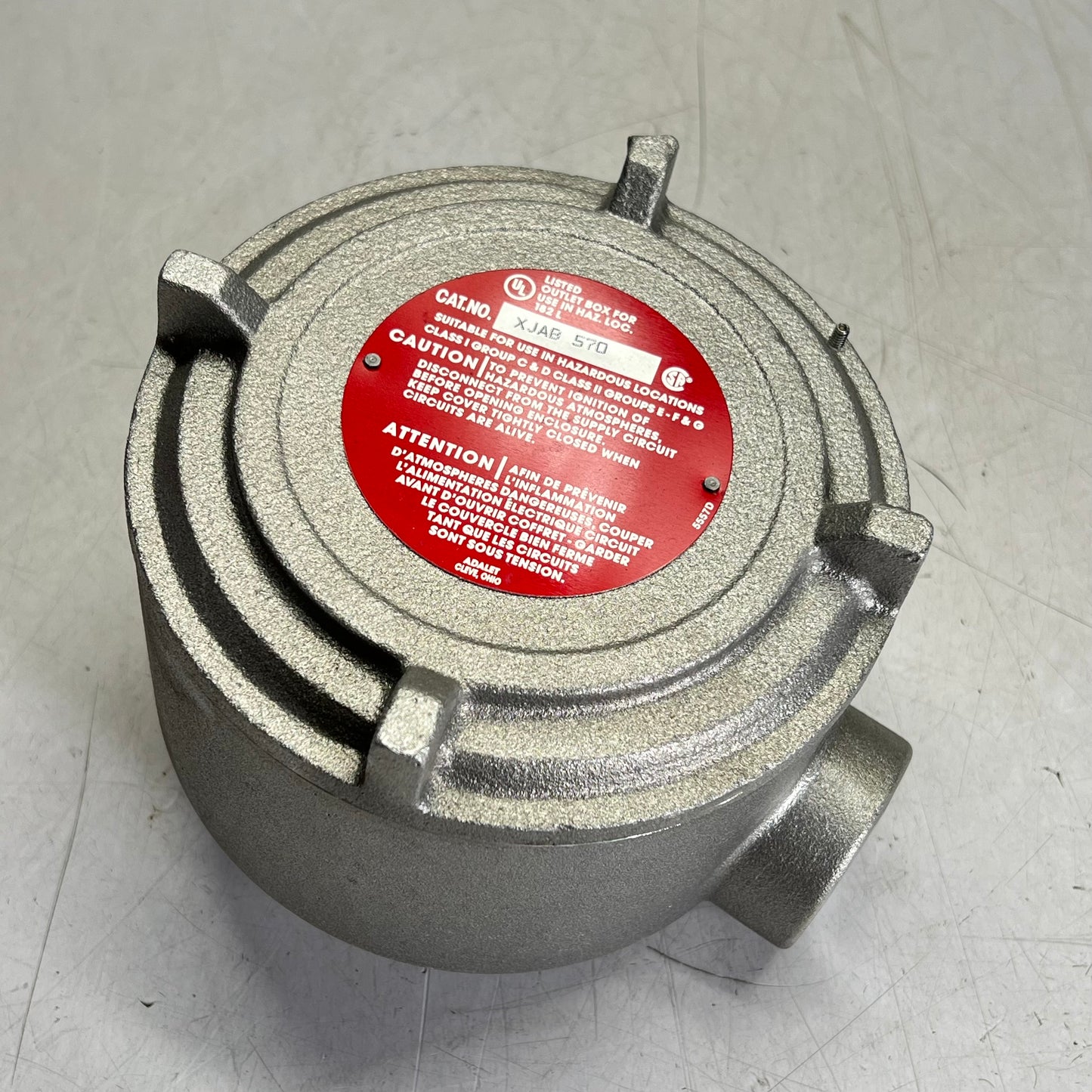 ADALET Explosion Proof Multi Hub Junction Box Cast Aluminum  1-1/4" NPT XJAB-570